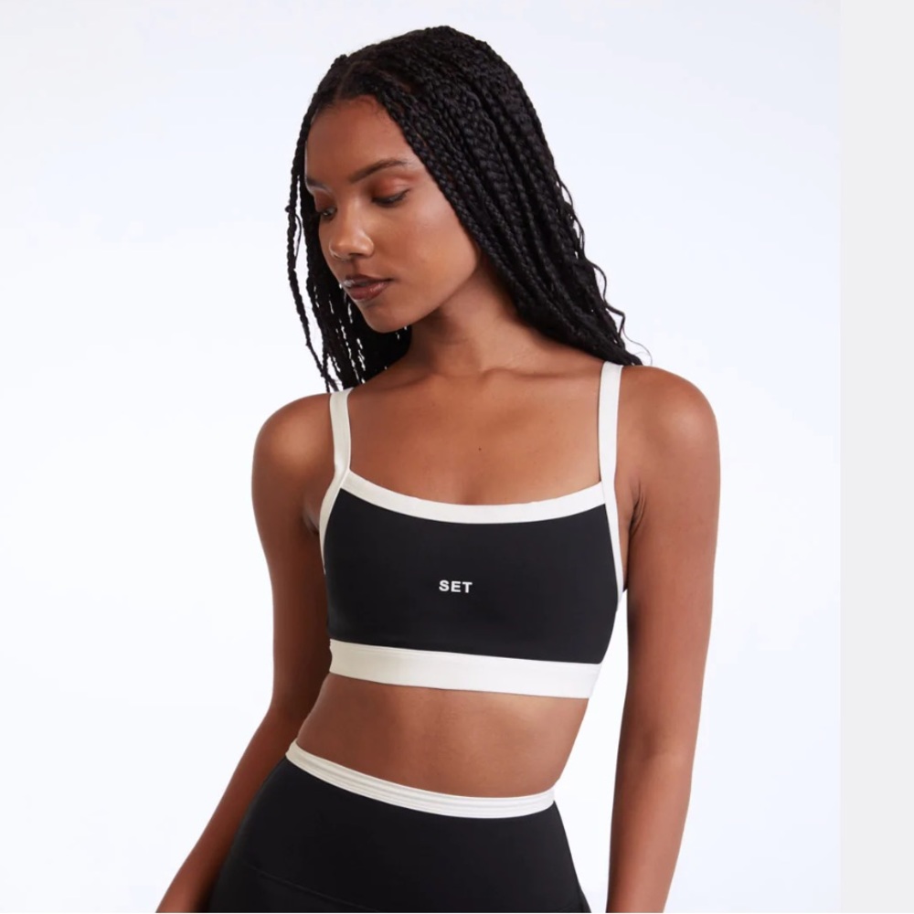 NWT Setactive Sportbody Contrast Scoop Bra